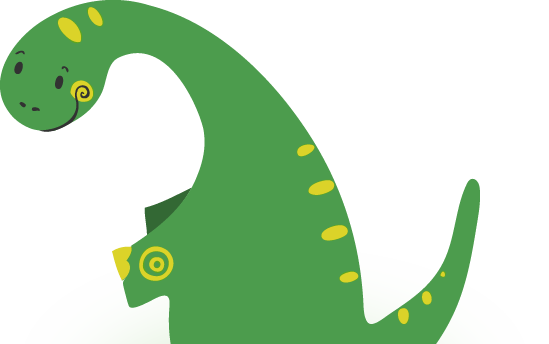 Dinosauro sorridente